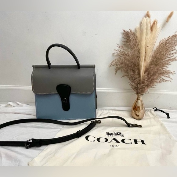 Coach 1941 Willis Top Handle in Color-block - Picture 2 of 11